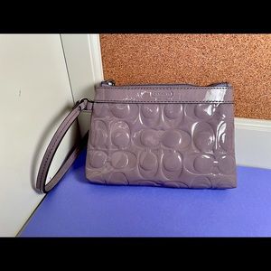 Light purple Coach wristlet